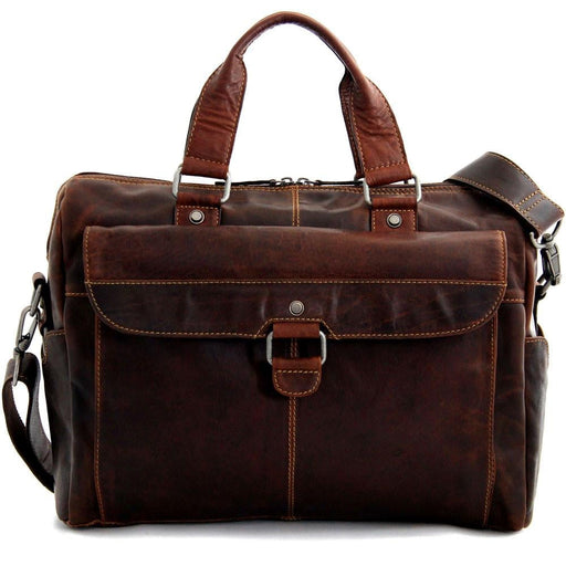 Jack Georges Voyager Messenger Bag (Brown)